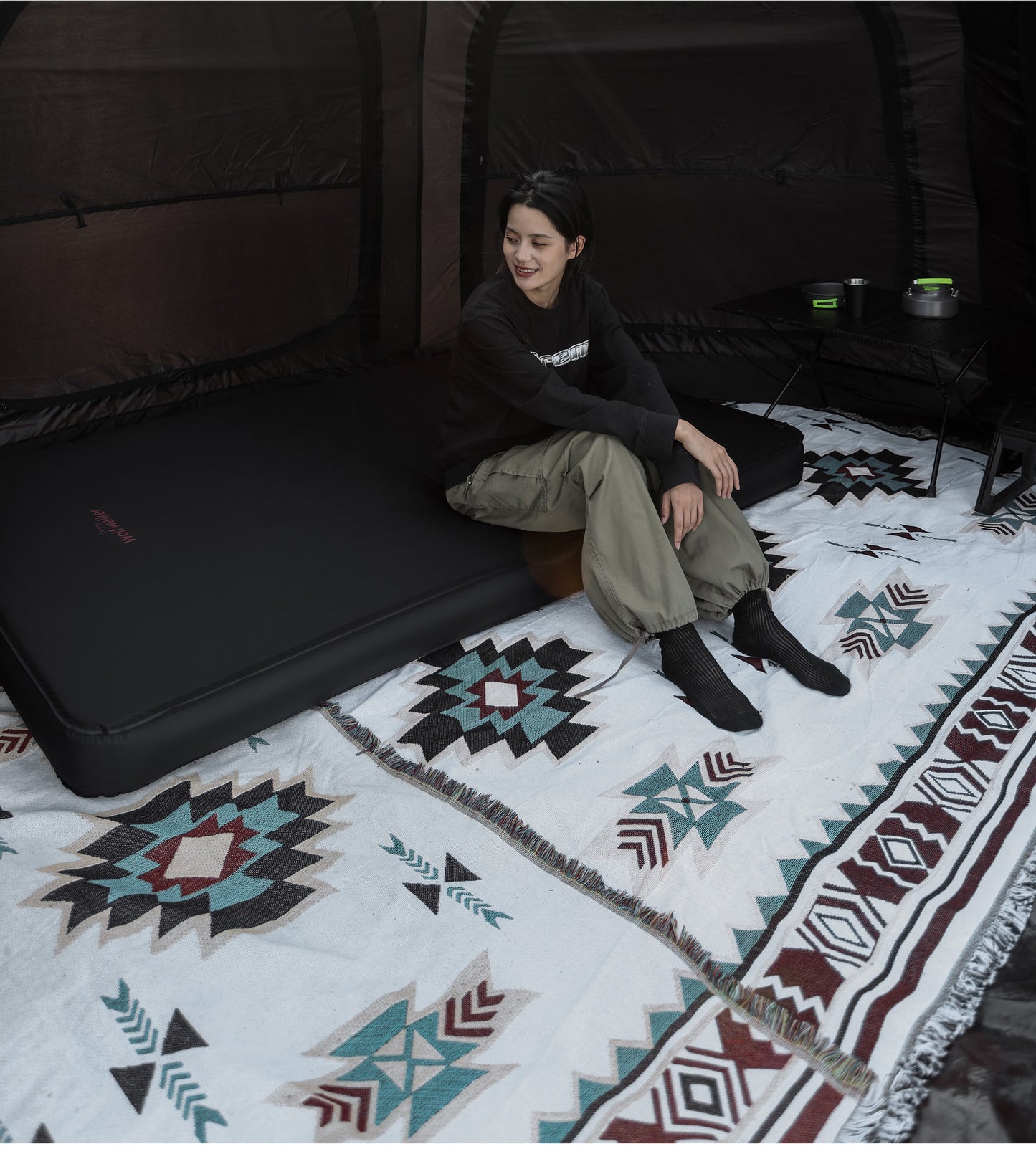 ポータブルエアチーズベッド