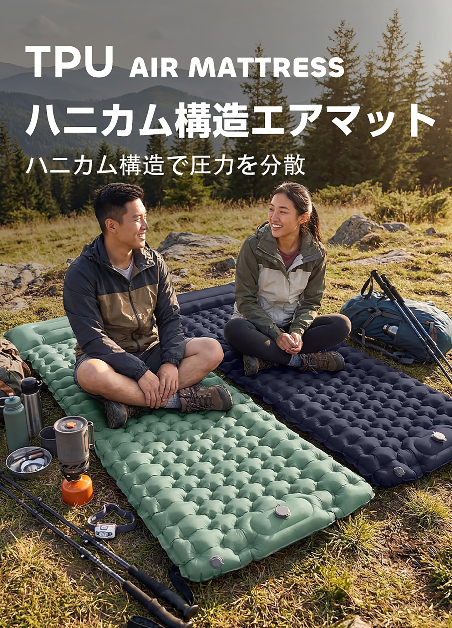 ハニカム構造エアマット