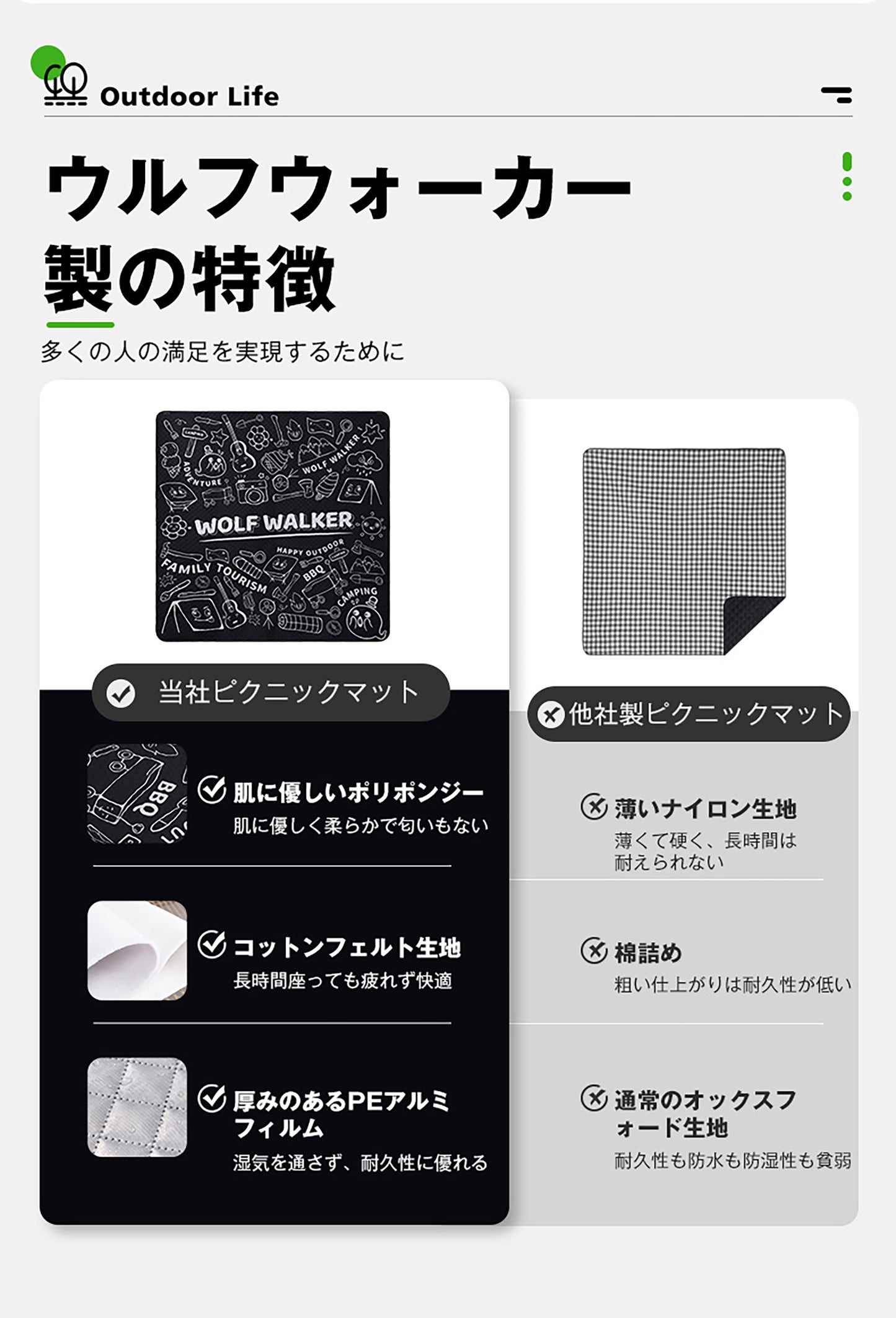 ピクニックマット