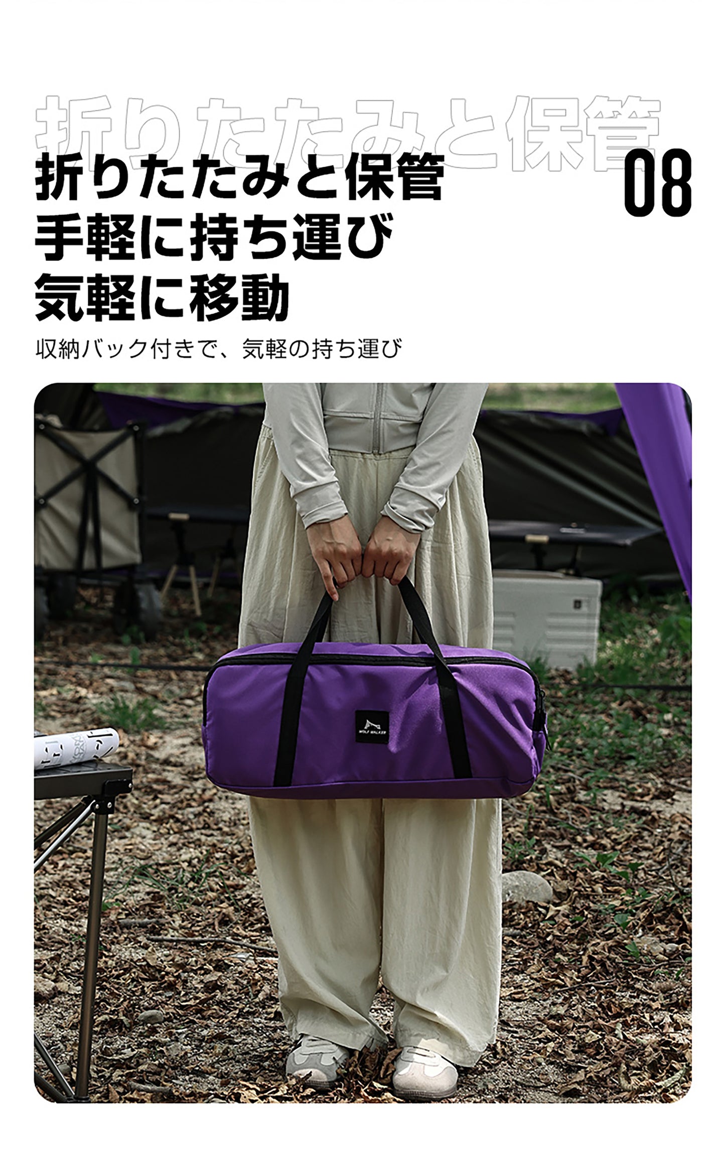 幅広折りたたみ　大型ラウンジチェアー